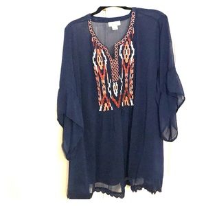 Plus size blouse